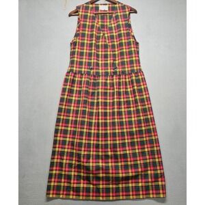 Vintage‎ Pendleton Women's 100% Virgin Wool Plaid Dress Size 6 Made in USA